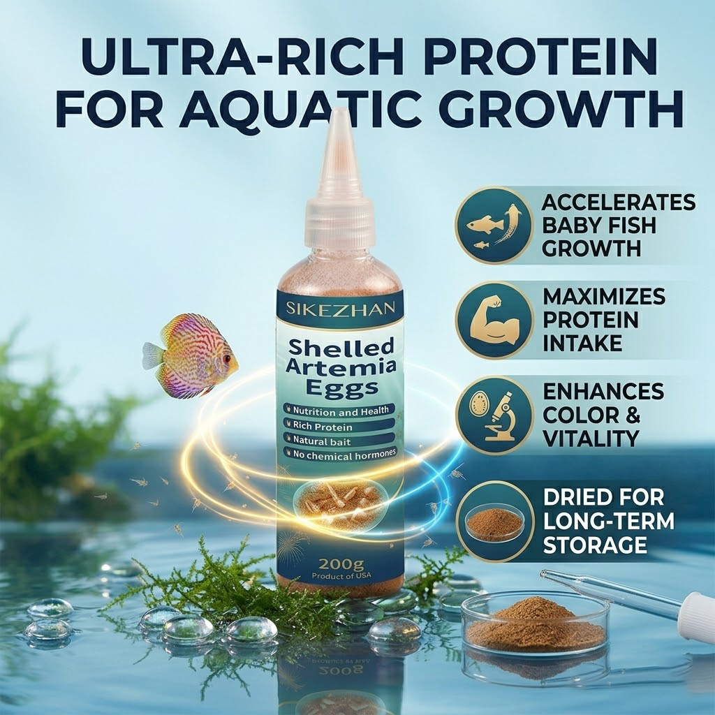 Baby Food Shrimp - Decapsulated Brine Shrimp Eggs Nutrient-Rich Micro