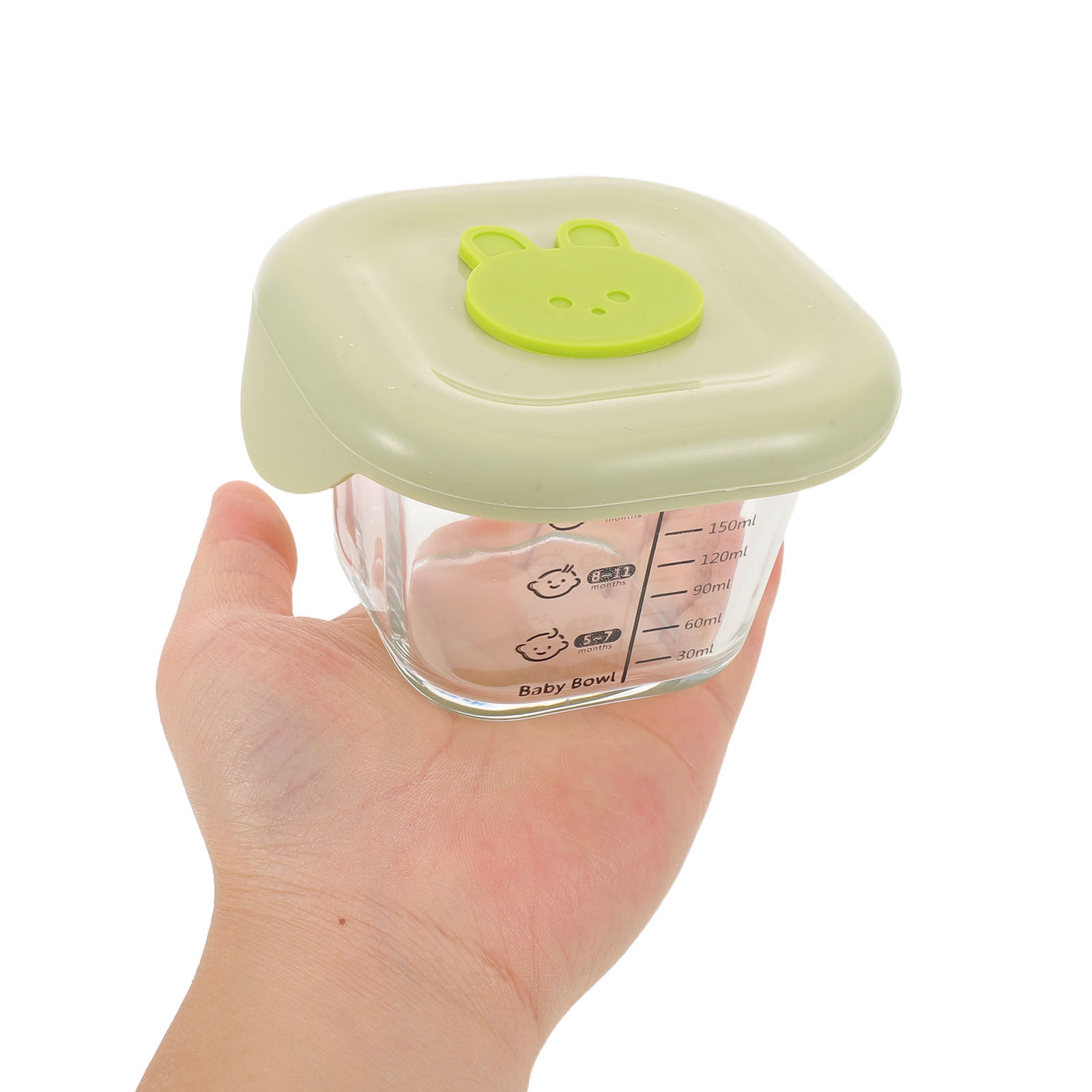 Baby Food Yellow - 2Pcs Baby Food Storage Boxes 230Ml