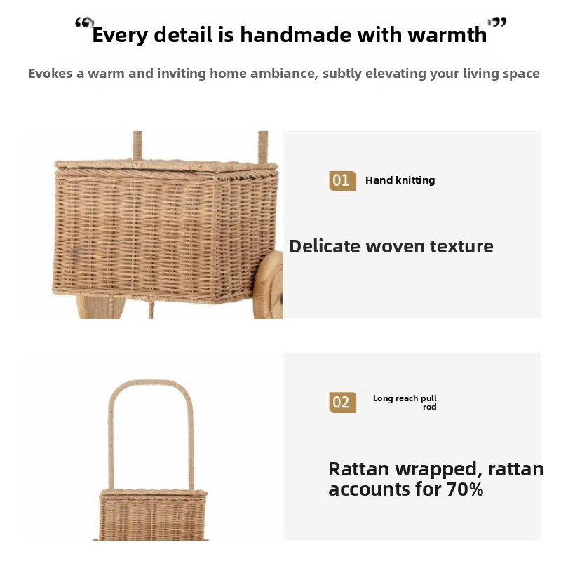 Rattan Baby Push Wagon Toy Woo - Baby Food With Fiber บทวิจารณ์และราคา
