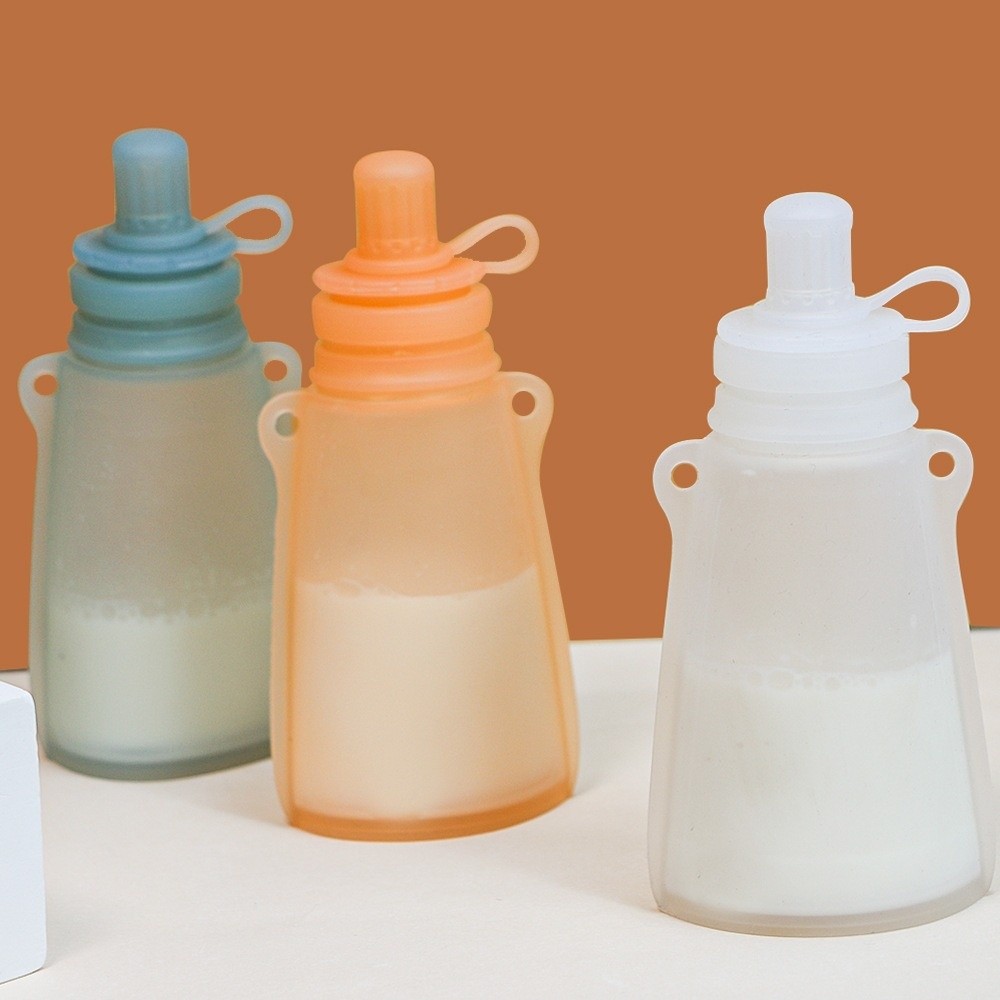 BPA Free Silicone Baby Food Po - Baby Food Reusable Pouches บทวิจารณ์และราคา