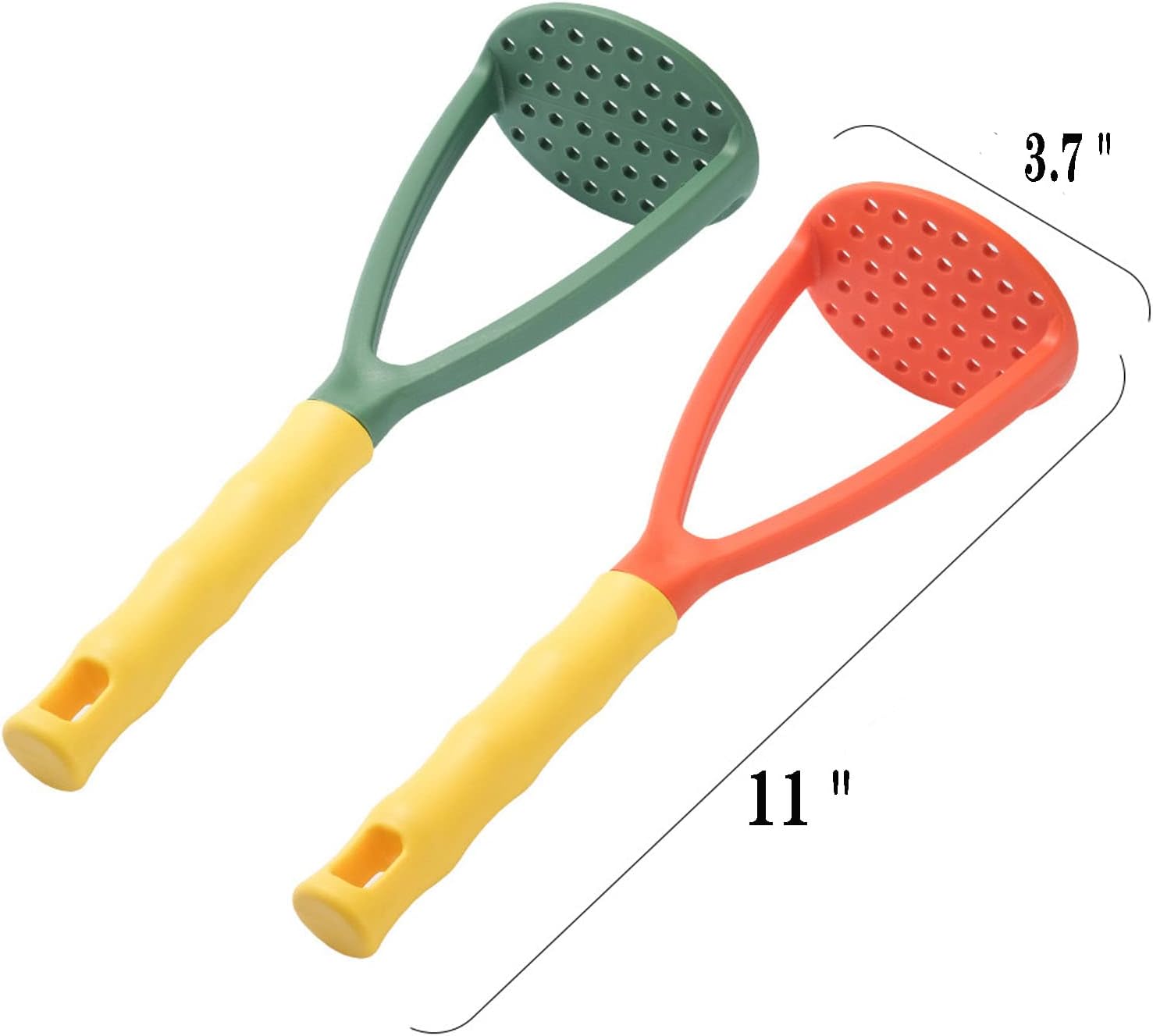 2pcs Potato Masher Manual Mash - Baby Food With Avocado บทวิจารณ์และราคา