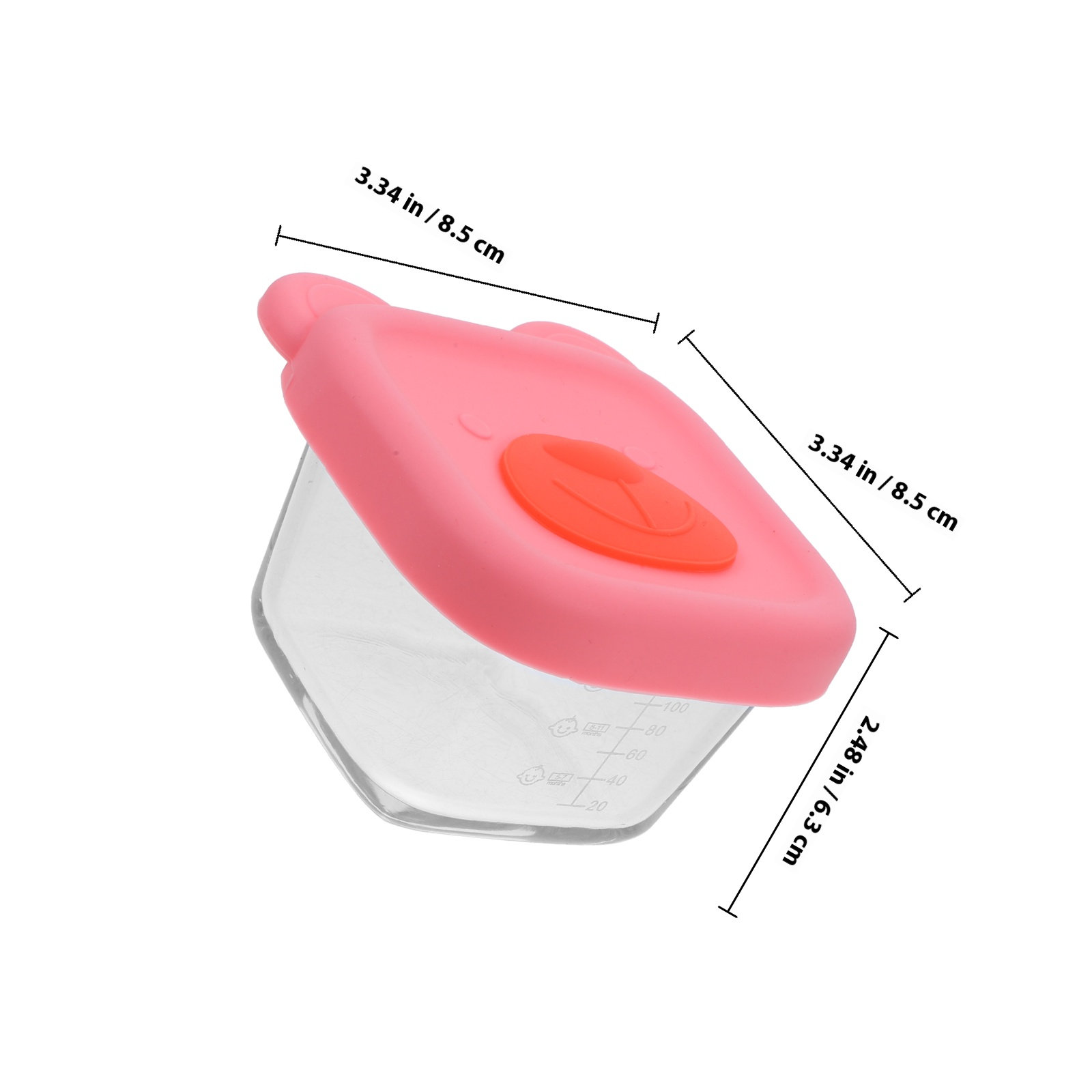 Baby Scale Food Bowl 140Ml Lid - Baby Food Glass บทวิจารณ์และราคา