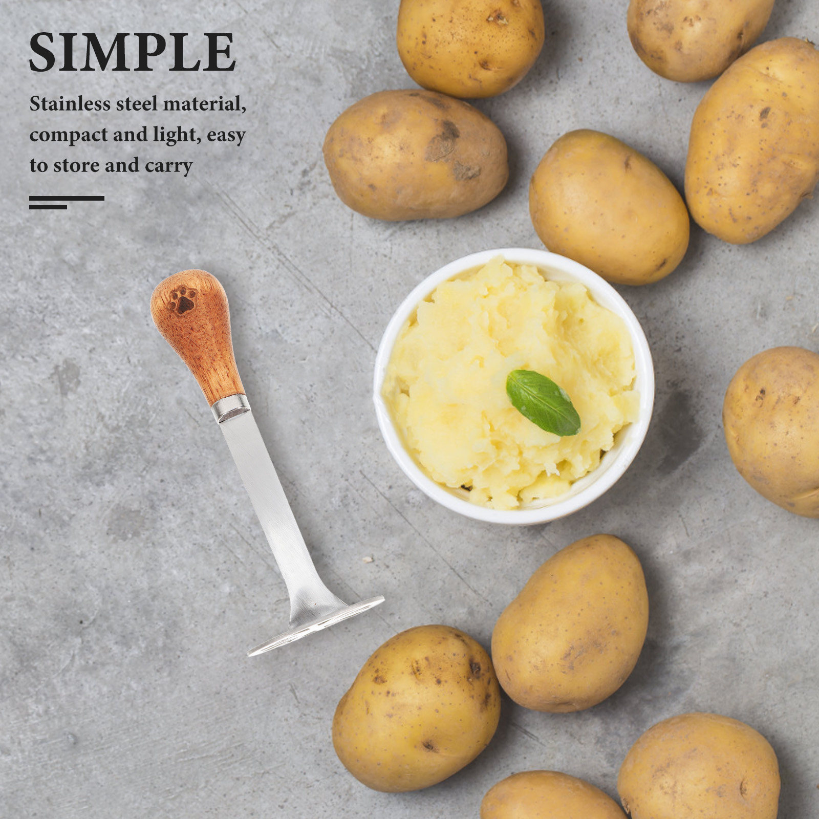 Potato Masher Stainless Steel  - Baby Food With Avocado บทวิจารณ์และราคา