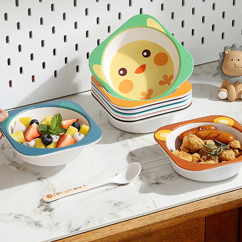 Baby Bowls With Spoon BPA Free - Baby Food With Fiber บทวิจารณ์และราคา