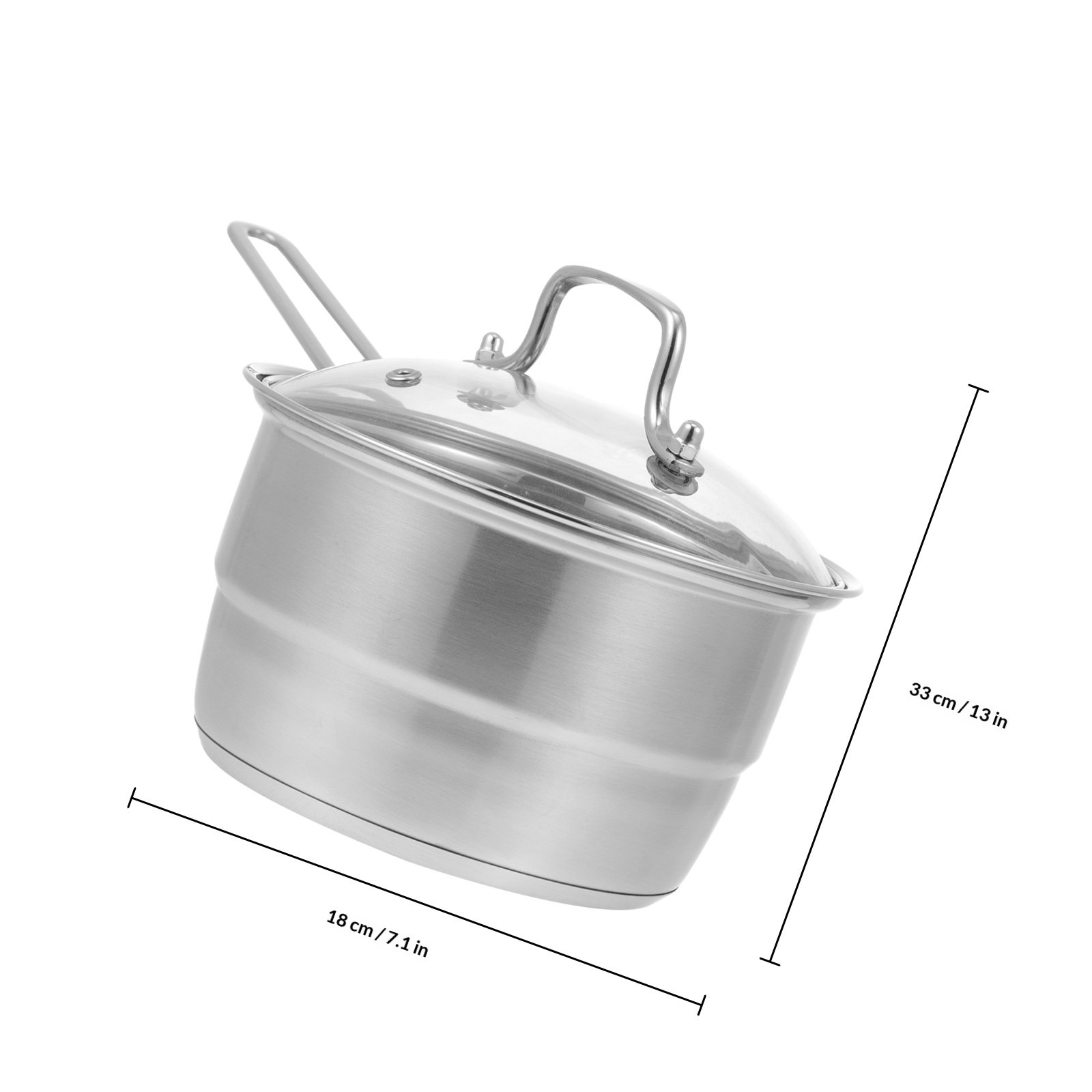 1Set Stainless Steel Milk Pot  - Baby Food Glass บทวิจารณ์และราคา