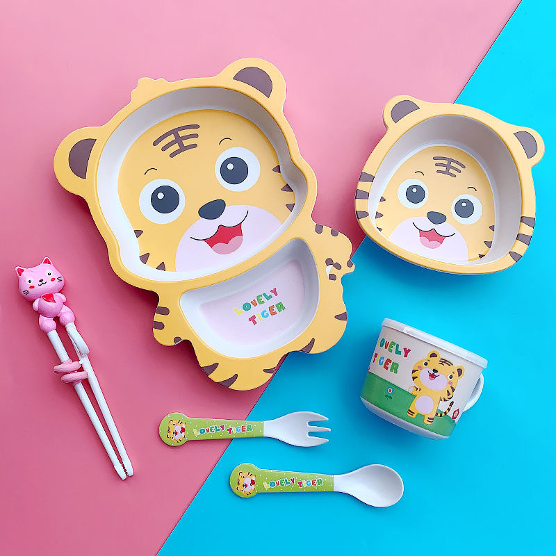 Cartoon cute bamboo fiber chil - Baby Food With Fiber บทวิจารณ์และราคา