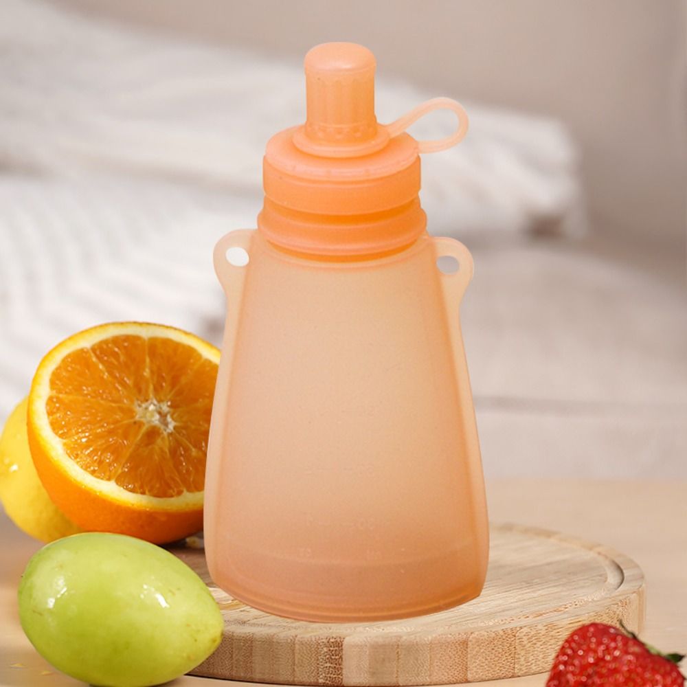 BPA Free Silicone Baby Food Po - Baby Food Reusable Pouches บทวิจารณ์และราคา
