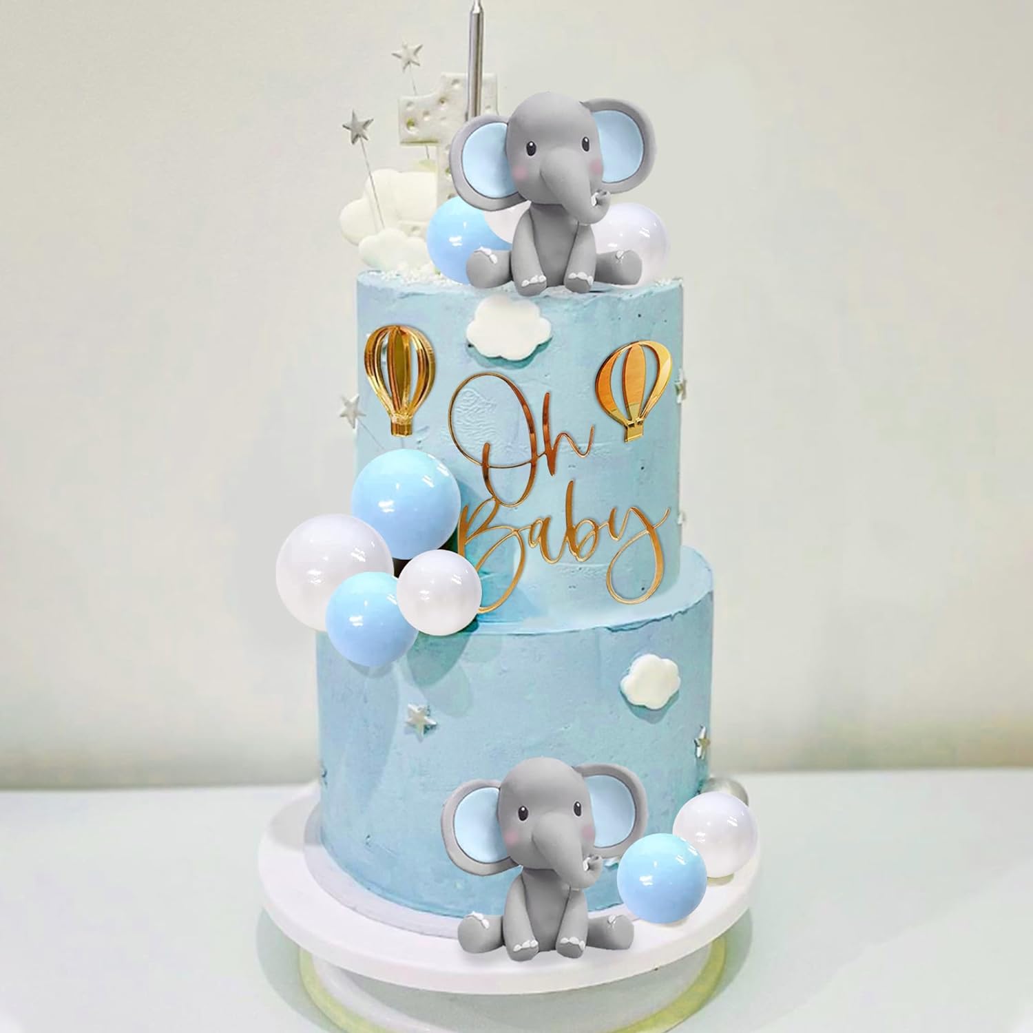 Elephant Cake Decoration Baby  - Baby Food For 1 Year Old บทวิจารณ์และราคา