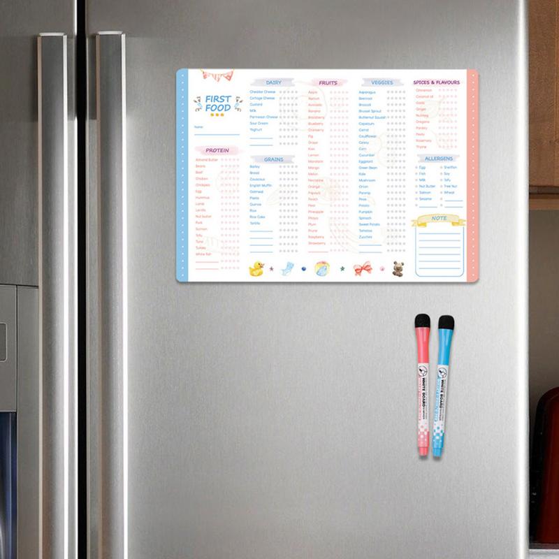 Reusable First Foods Tracker C - Baby Food Tracker บทวิจารณ์และราคา