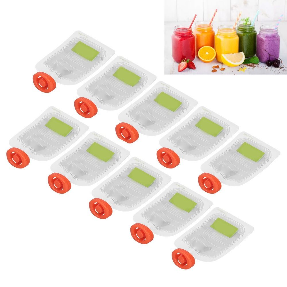 Food Squeeze Bag 10Pcs Baby Fo - Baby Food Reusable Pouches บทวิจารณ์และราคา