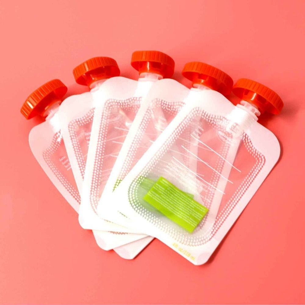 Food Squeeze Bag 10Pcs Baby Fo - Baby Food Reusable Pouches บทวิจารณ์และราคา
