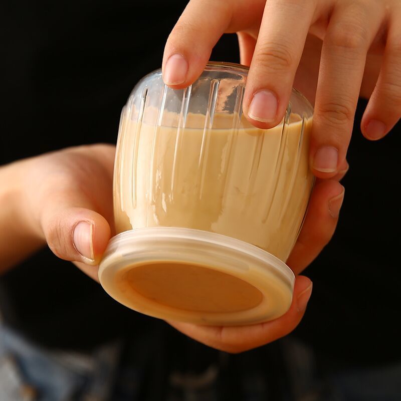 5pc Yogurt Pudding Glass Jar W - Baby Food Glass บทวิจารณ์และราคา