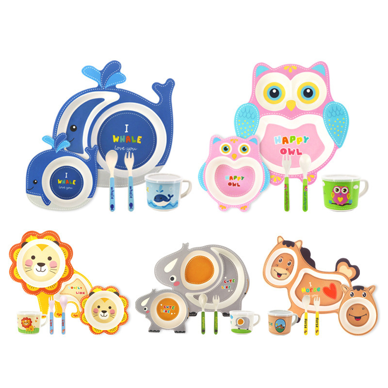 Natural Bamboo Fiber Tableware - Baby Food With Fiber บทวิจารณ์และราคา