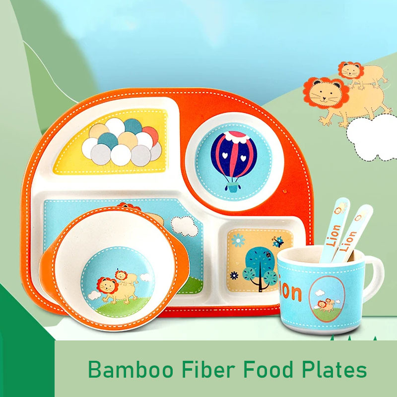 Children's Dish With Partition - Baby Food With Fiber บทวิจารณ์และราคา