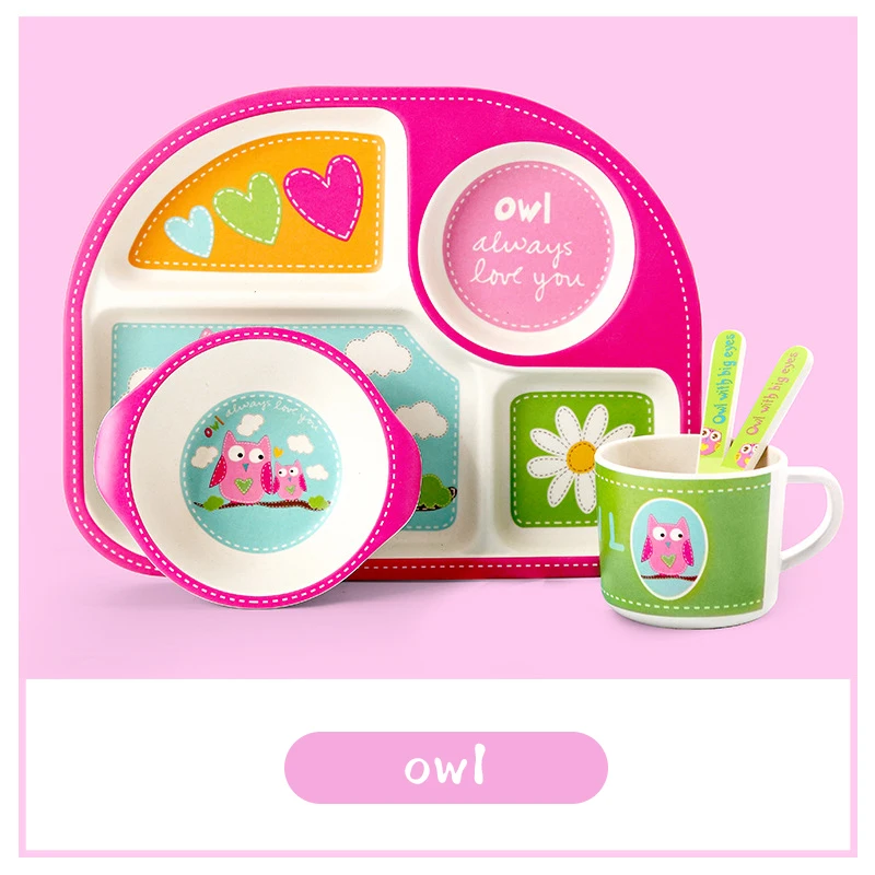 Children's Dish With Partition - Baby Food With Fiber บทวิจารณ์และราคา