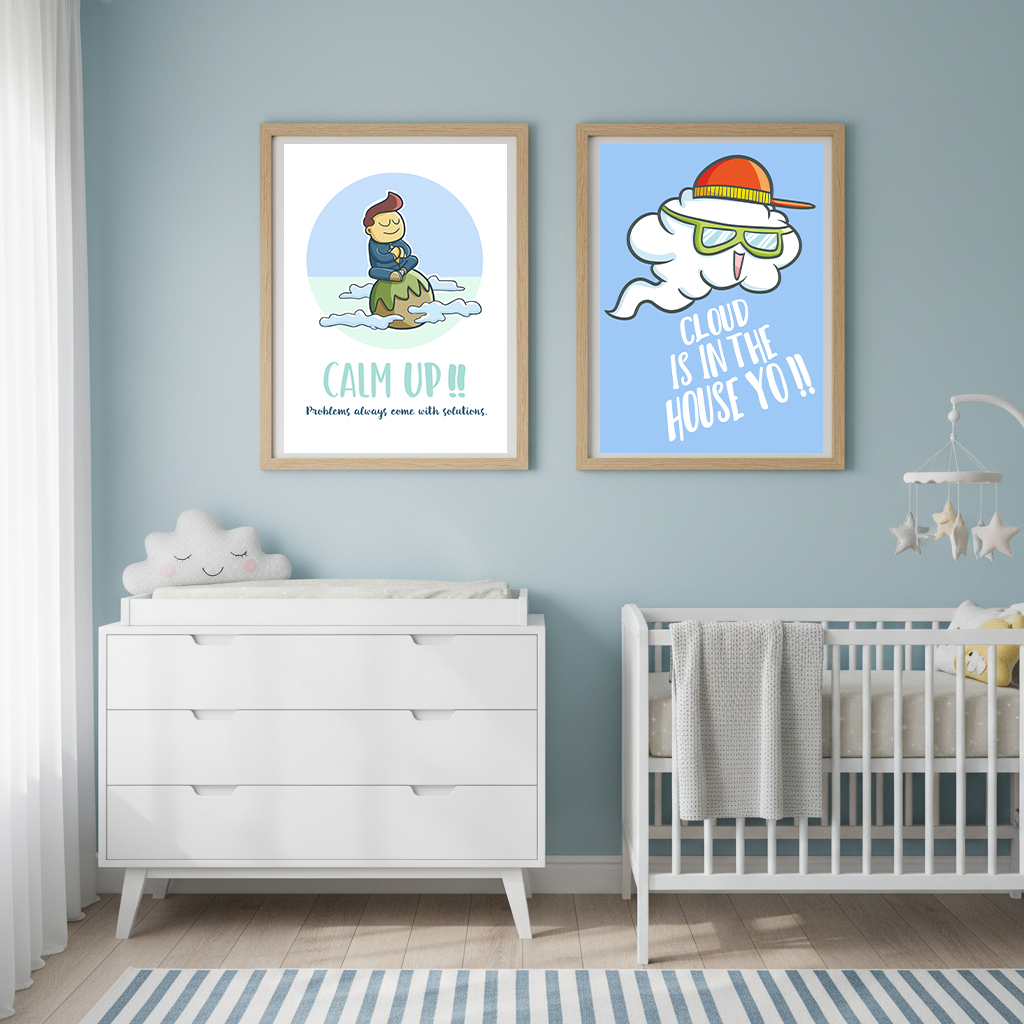 Cartoon Nursery Wall Art, Funn - Baby Food Quote บทวิจารณ์และราคา