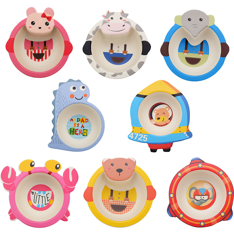 Cartoon Baby Feeding Bowl Bamb - Baby Food With Fiber บทวิจารณ์และราคา