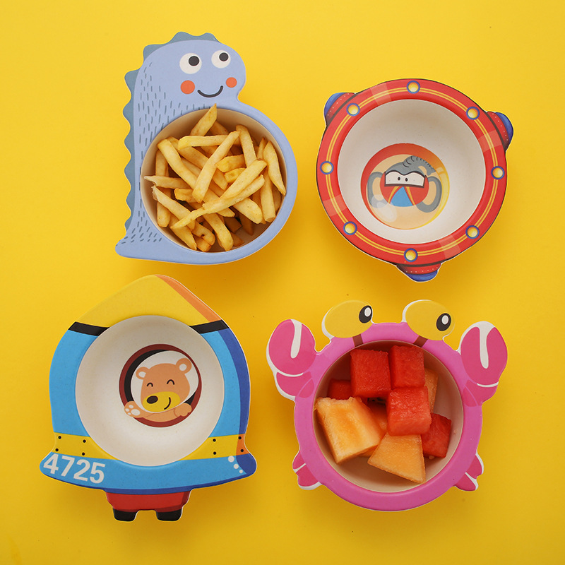 Cartoon Baby Feeding Bowl Bamb - Baby Food With Fiber บทวิจารณ์และราคา