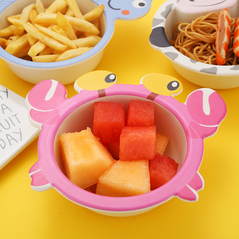 Cartoon Baby Feeding Bowl Bamb - Baby Food With Fiber บทวิจารณ์และราคา