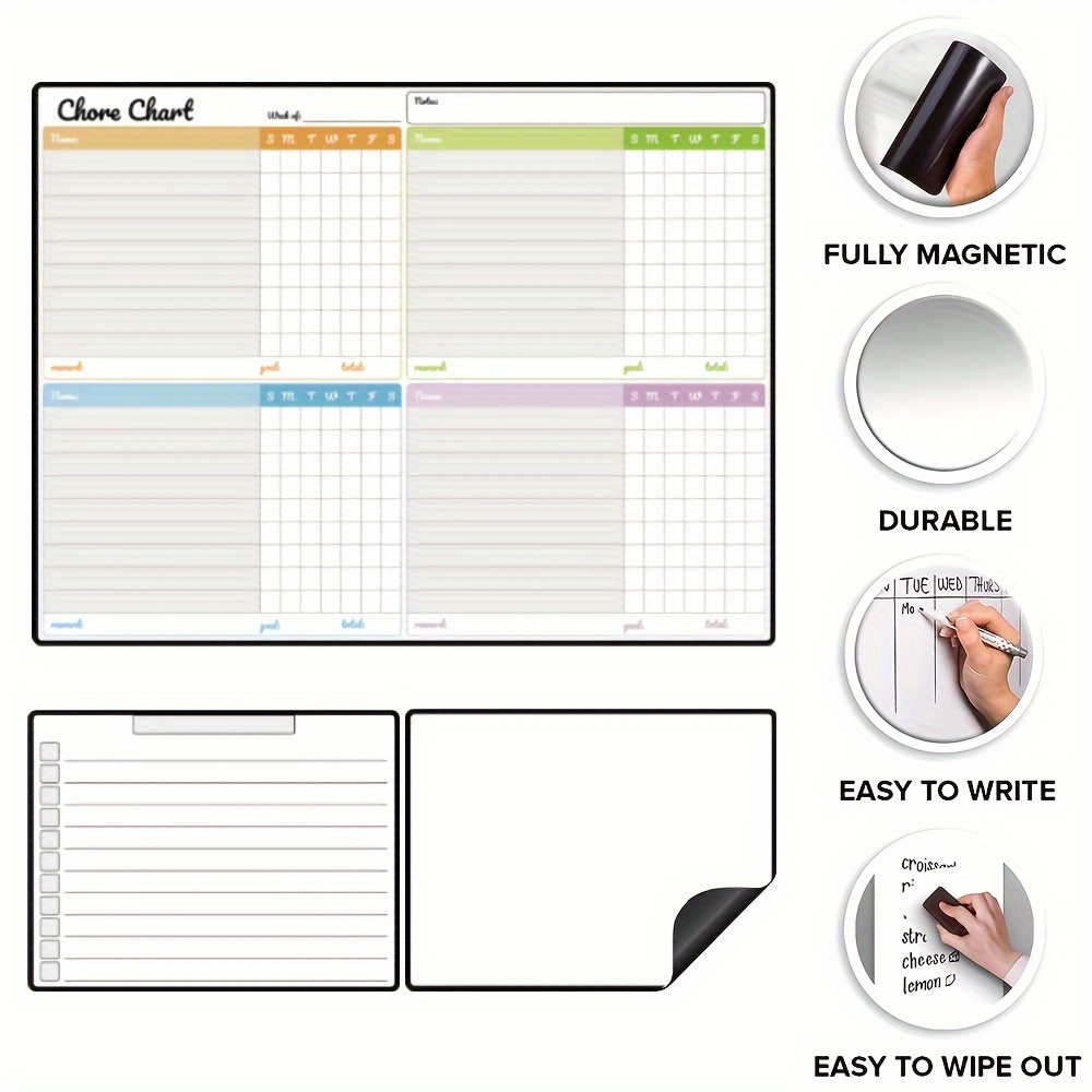 Magnetic Dry-Erase Chore Chart - Baby Food Tracker บทวิจารณ์และราคา