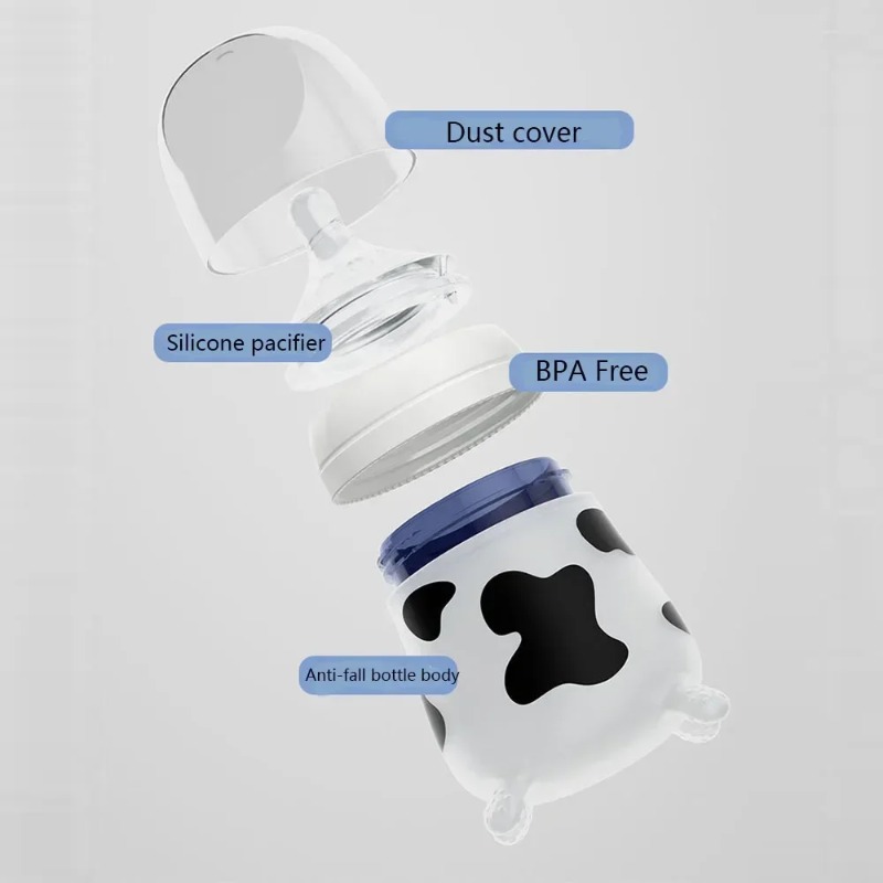 Baby Silicone Feeding Bottle I - Baby Food Glass บทวิจารณ์และราคา