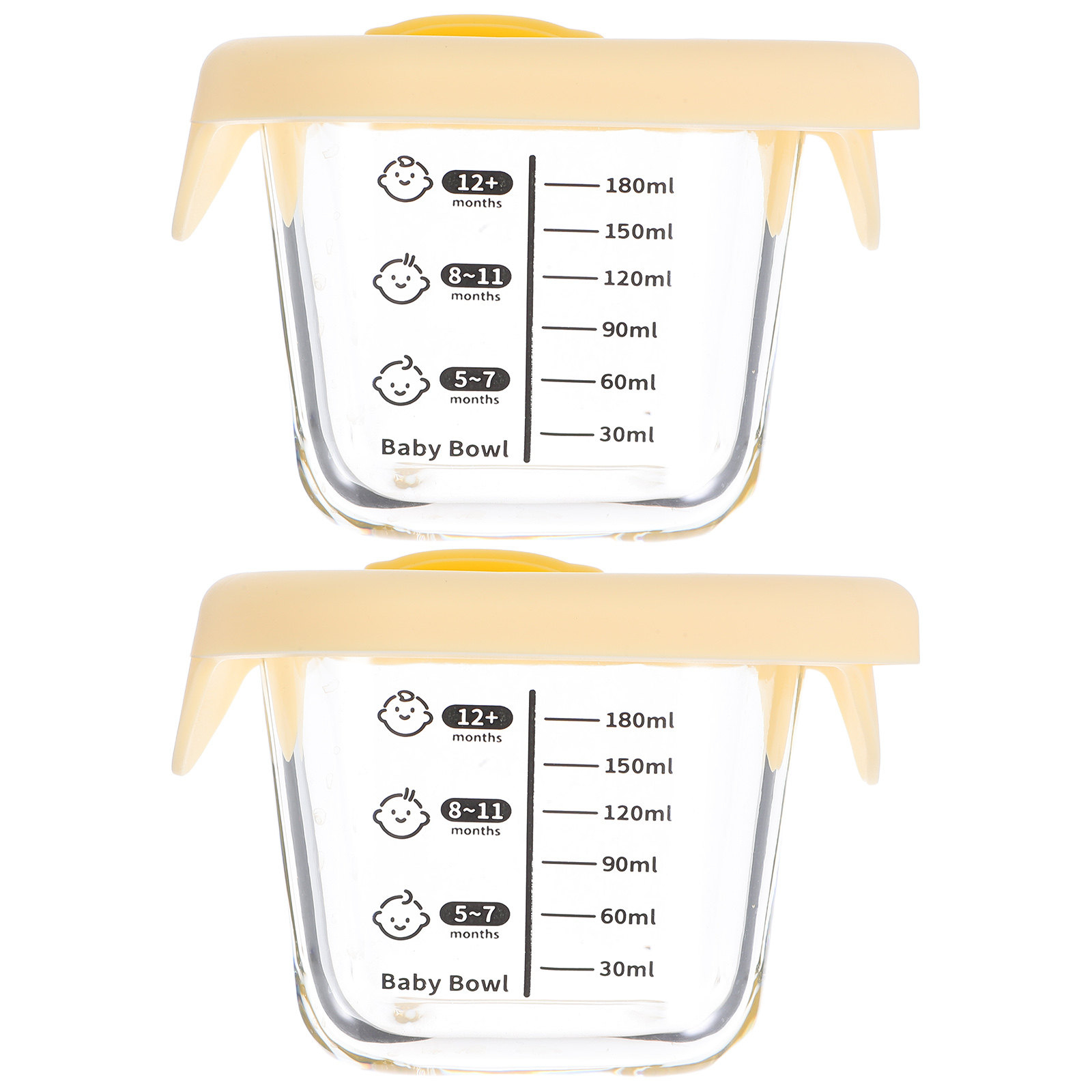 2Pcs Glass Baby Food Storage C - Baby Food Glass บทวิจารณ์และราคา