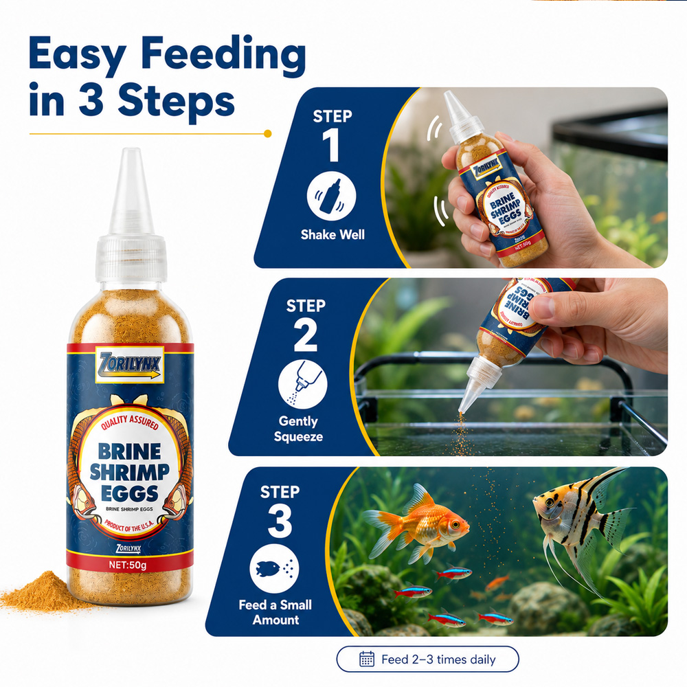 ZORILYNX 50g Premium Brine Shr - Baby Food Shrimp บทวิจารณ์และราคา