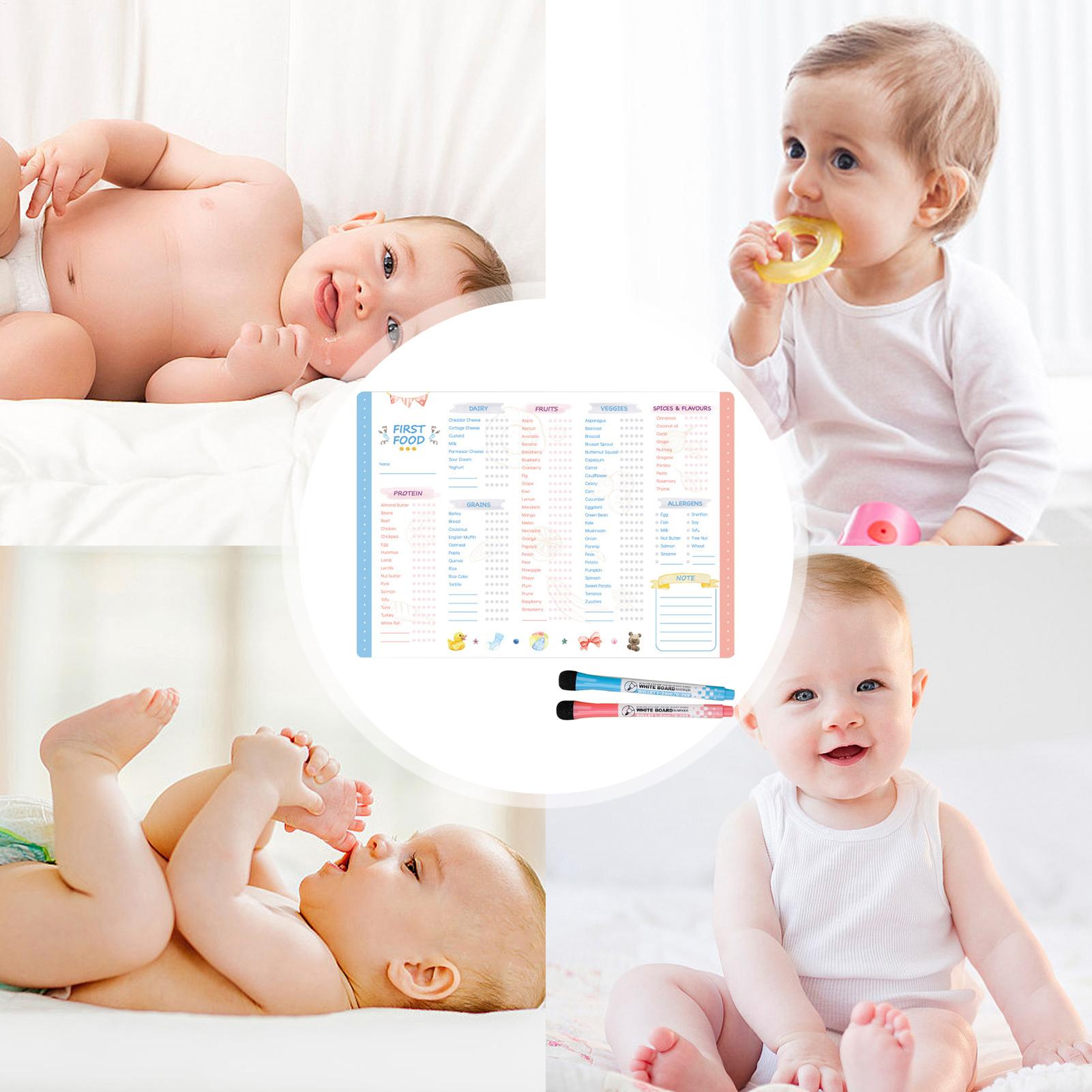 First Foods Chart Magnetic Bab - Baby Food Tracker บทวิจารณ์และราคา