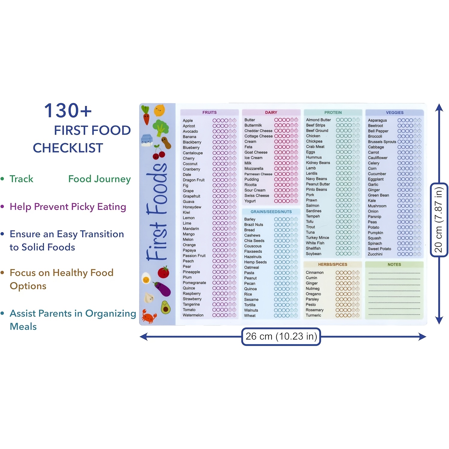 Baby First Foods Tracker, High - Baby Food Tracker บทวิจารณ์และราคา