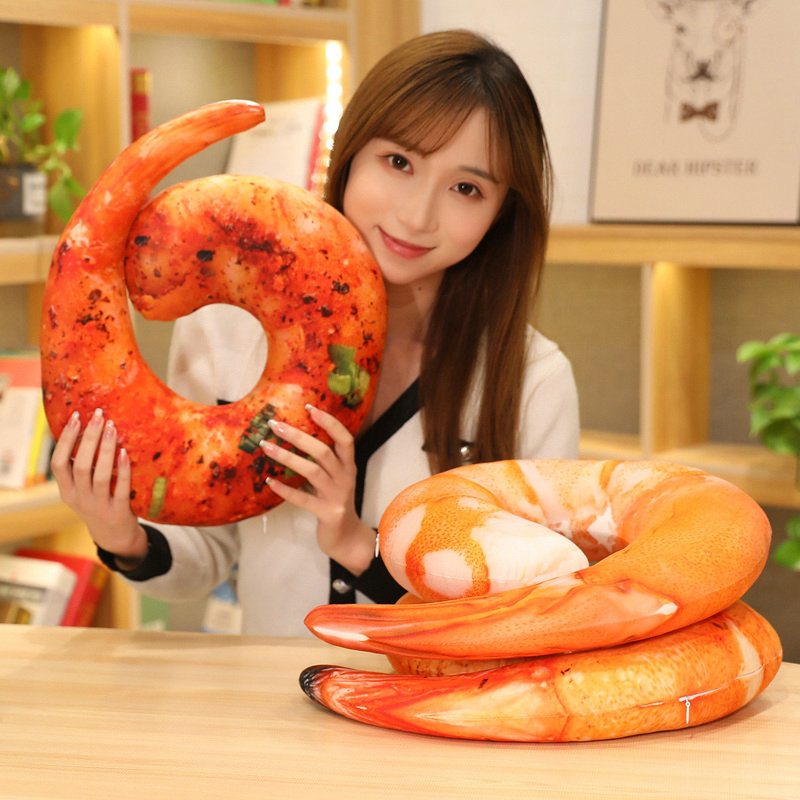 40cm Cartoon Shrimp Animal Pil - Baby Food Shrimp บทวิจารณ์และราคา