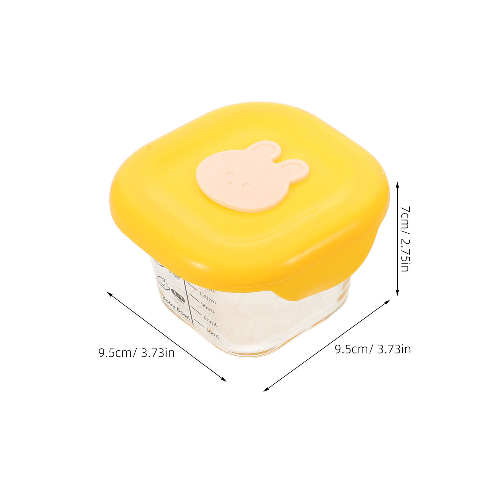 2Pcs Baby Food Storage Boxes 2 - Baby Food Yellow บทวิจารณ์และราคา
