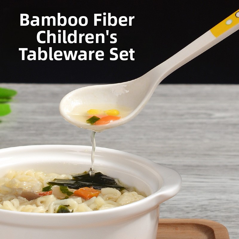 Bamboo Fiber Children's Cutler - Baby Food With Fiber บทวิจารณ์และราคา