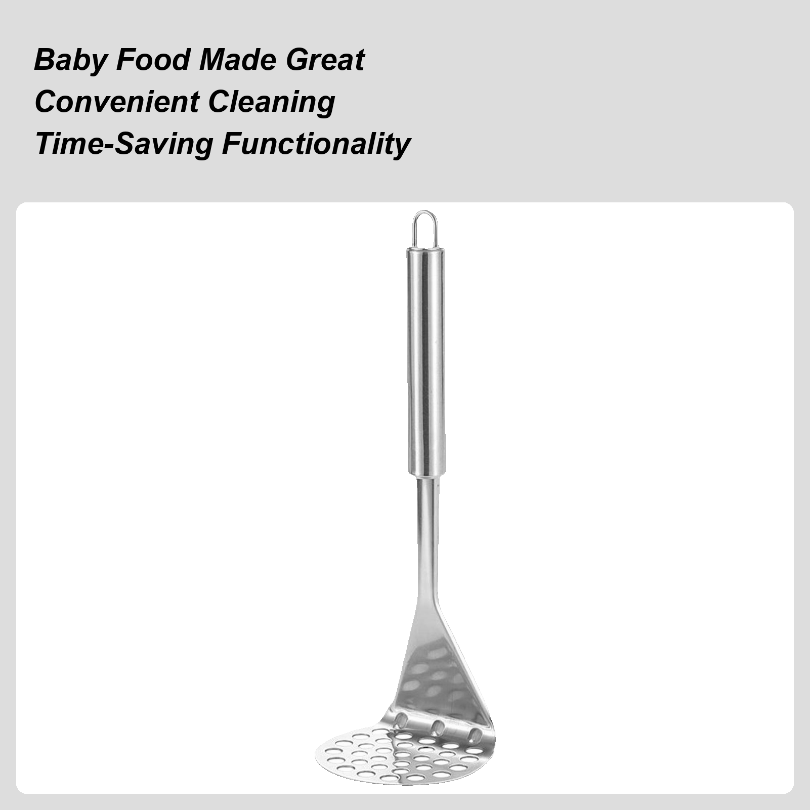 Metal Potato Masher Avocado Sm - Baby Food With Avocado บทวิจารณ์และราคา