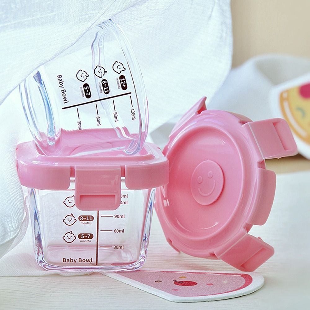 170ml Glass Food Storage Box F - Baby Food Glass บทวิจารณ์และราคา
