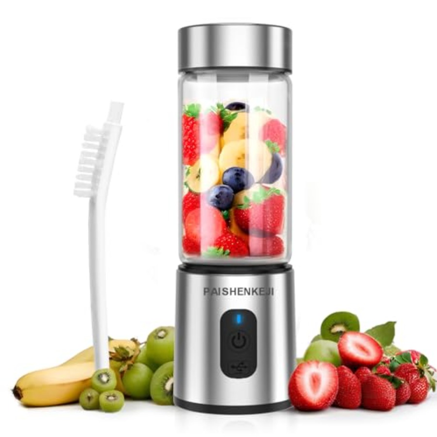 Glass Portable Blender Smoothi - Baby Food Glass บทวิจารณ์และราคา