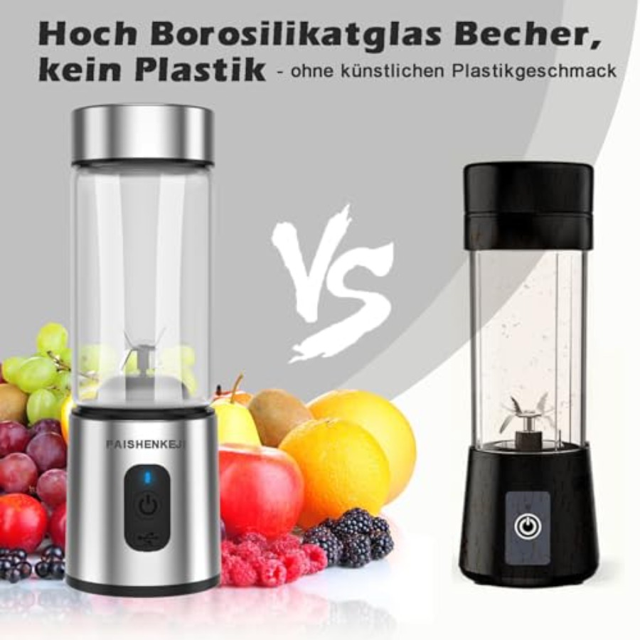 Glass Portable Blender Smoothi - Baby Food Glass บทวิจารณ์และราคา