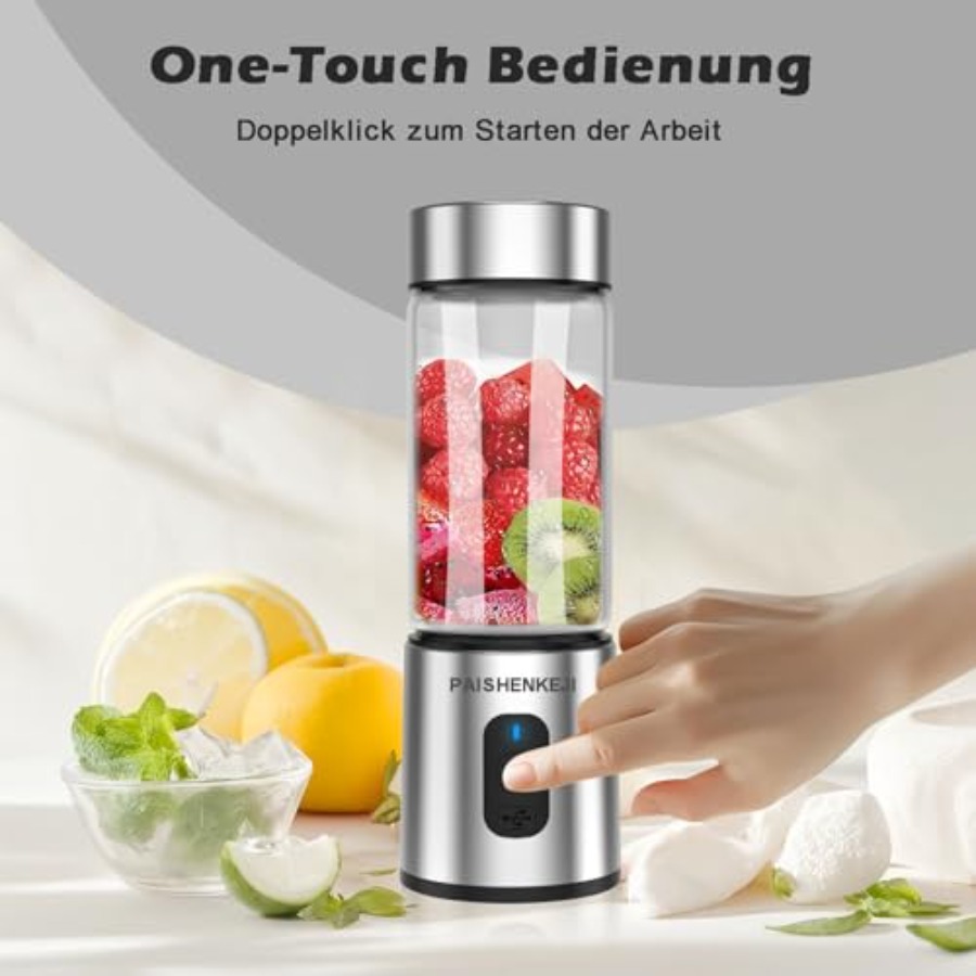 Glass Portable Blender Smoothi - Baby Food Glass บทวิจารณ์และราคา
