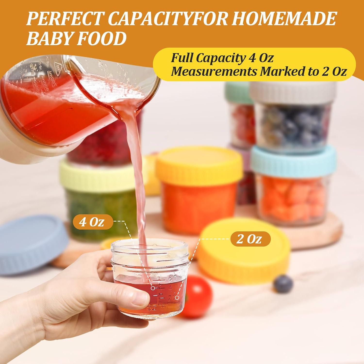Glass Baby Food Storage Contai - Baby Food Reusable Pouches บทวิจารณ์และราคา
