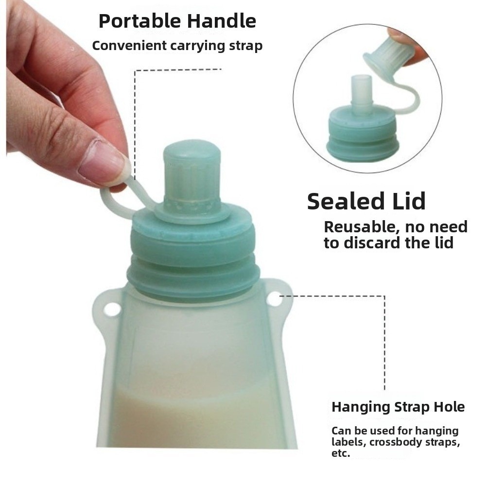 BPA Free Silicone Baby Food Po - Baby Food Reusable Pouches บทวิจารณ์และราคา