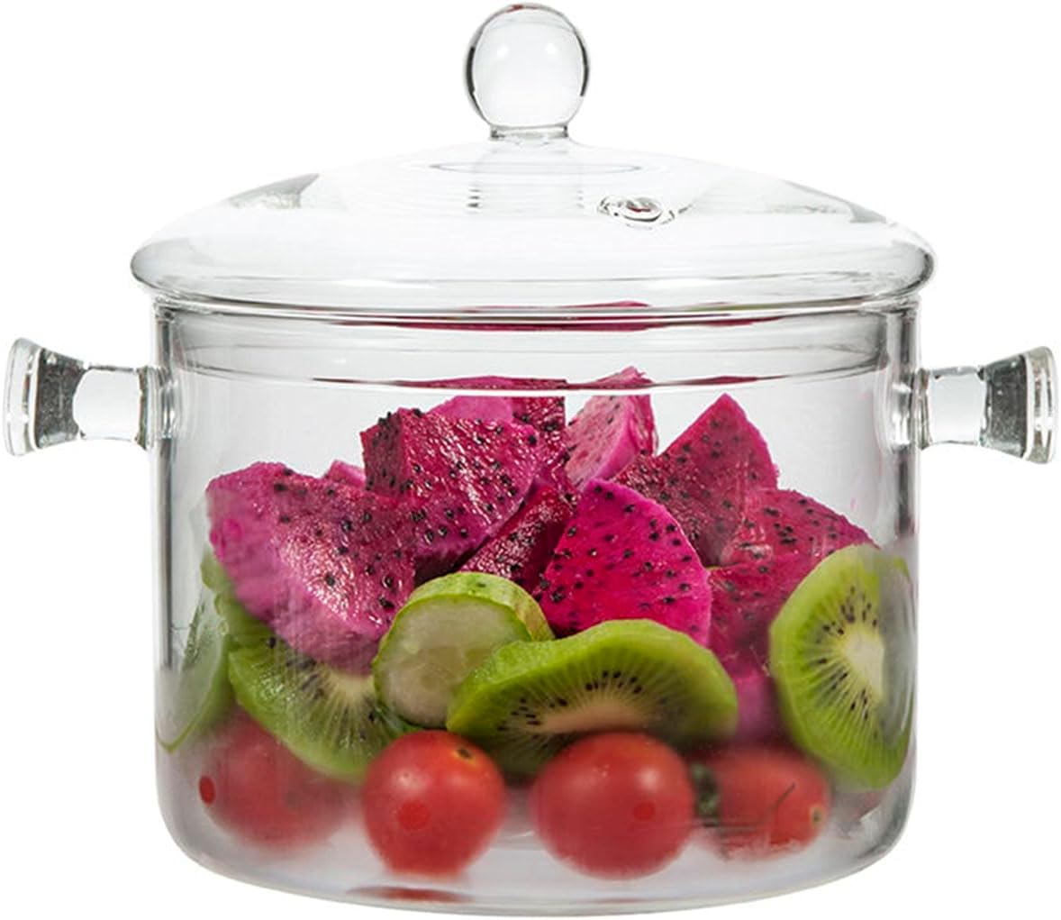 Glass Cooking Pots, 2L/67OZ Bo - Baby Food Glass บทวิจารณ์และราคา