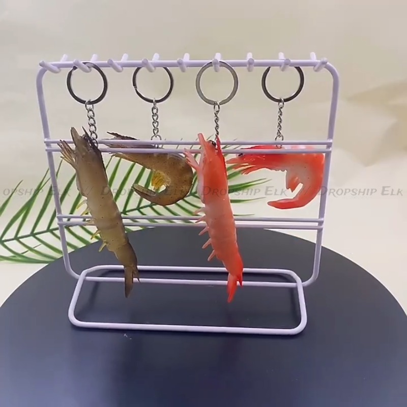 Funny Simulation PVC Shrimp Ke - Baby Food Shrimp บทวิจารณ์และราคา