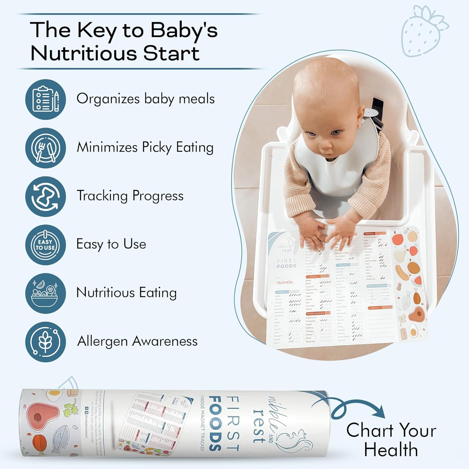 Baby First Foods Tracker Fridg - Baby Food Tracker บทวิจารณ์และราคา