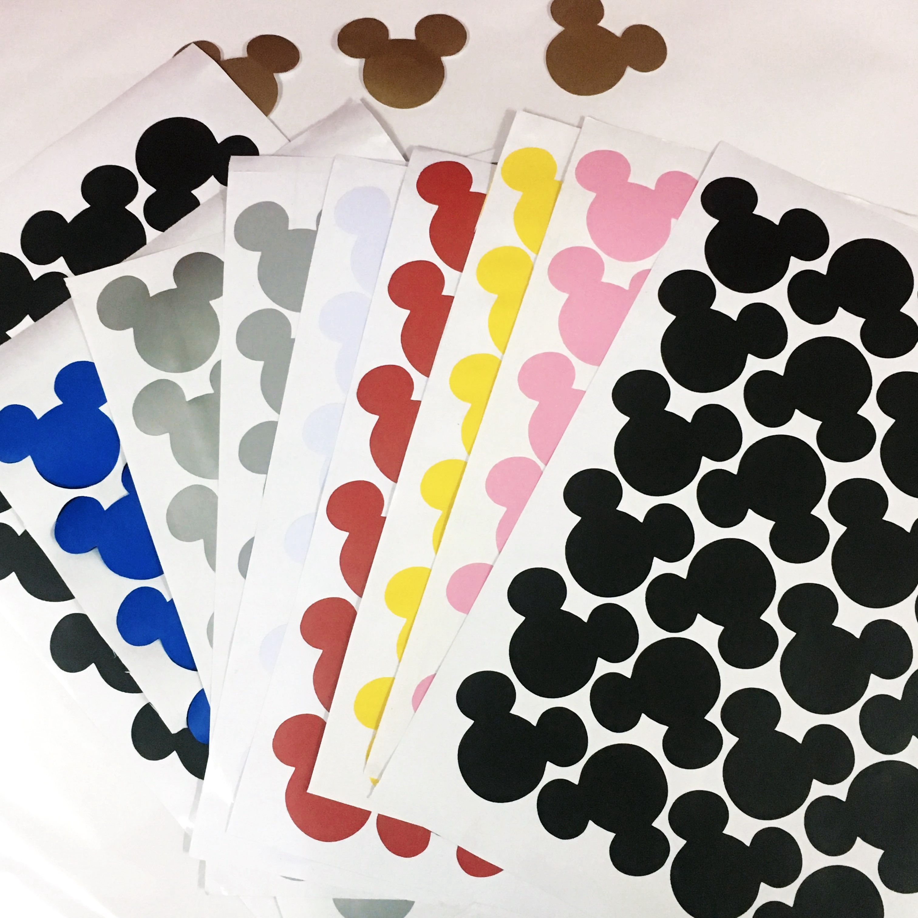 24pcs Cartoon Mouse Head Wall  - Baby Food Glass บทวิจารณ์และราคา