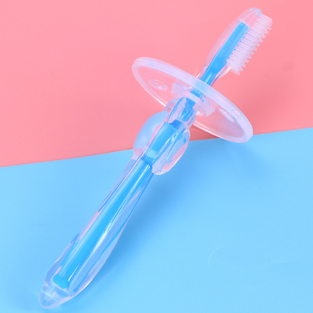 2Pcs Silicone Baby Toothbrush  - Baby Food Yellow บทวิจารณ์และราคา