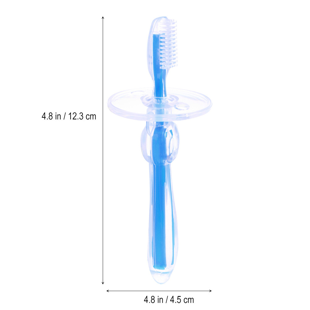 2Pcs Silicone Baby Toothbrush  - Baby Food Yellow บทวิจารณ์และราคา