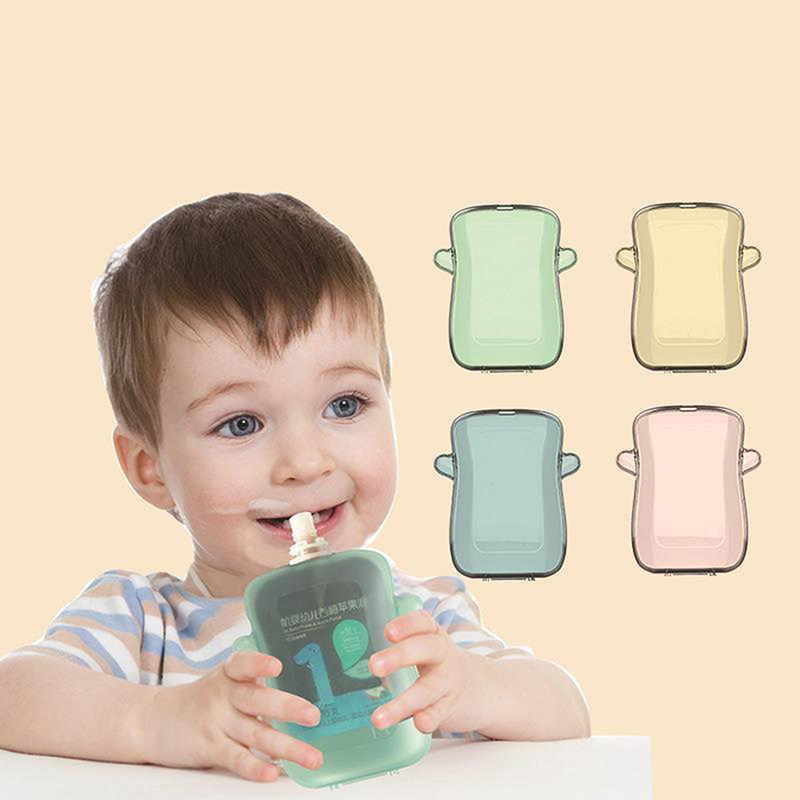 Self-Feeding Baby Food Pouch H - Baby Food Reusable Pouches บทวิจารณ์และราคา