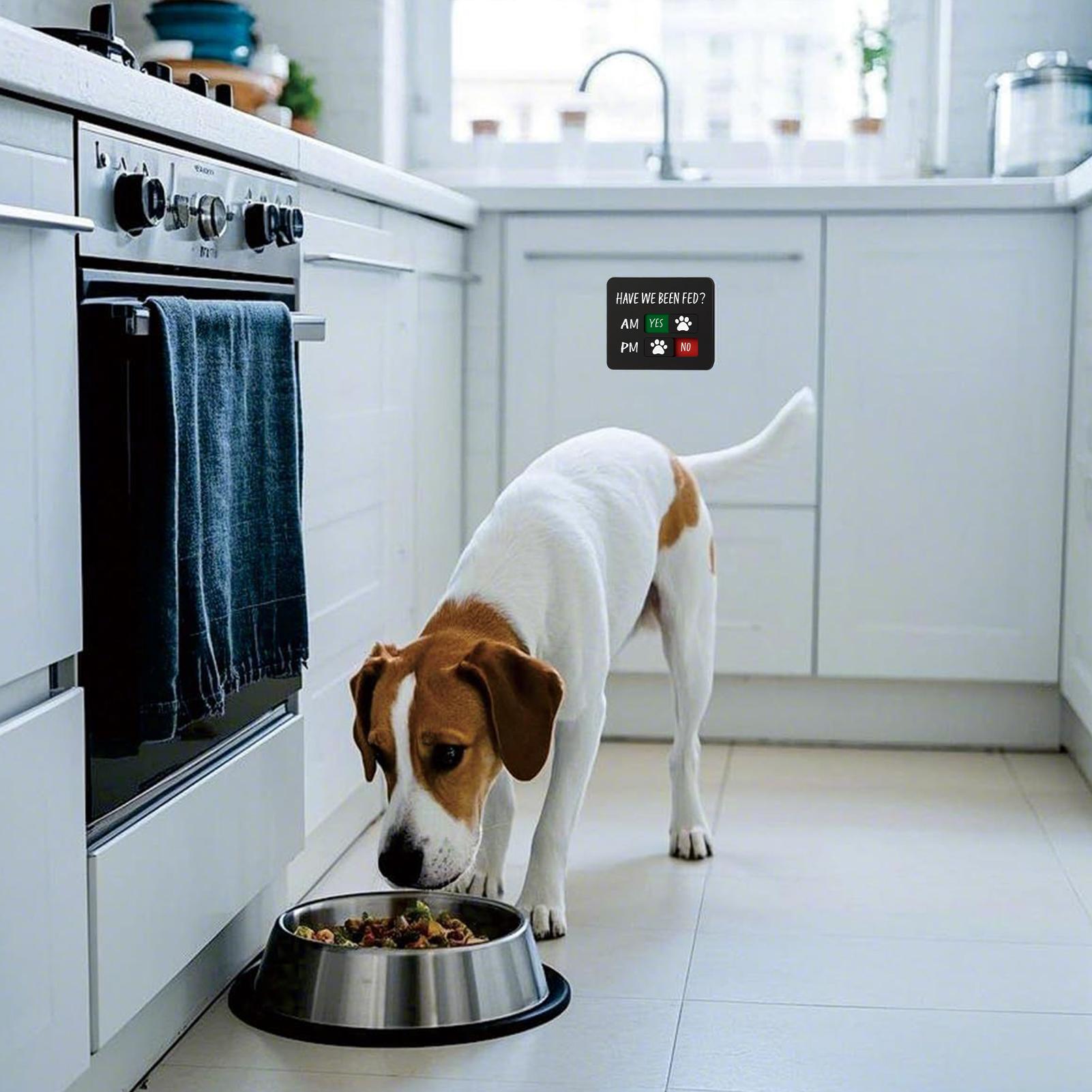 Dog Feeding Reminder Sign Pet  - Baby Food Tracker บทวิจารณ์และราคา