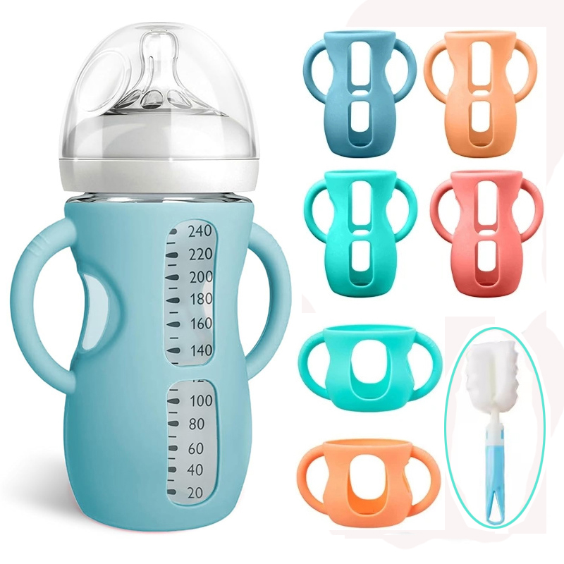 Silicone Sleeves For Glasses B - Baby Food Glass บทวิจารณ์และราคา