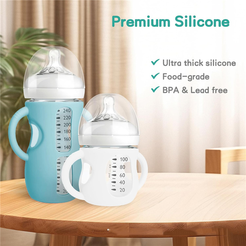 Silicone Sleeves For Glasses B - Baby Food Glass บทวิจารณ์และราคา