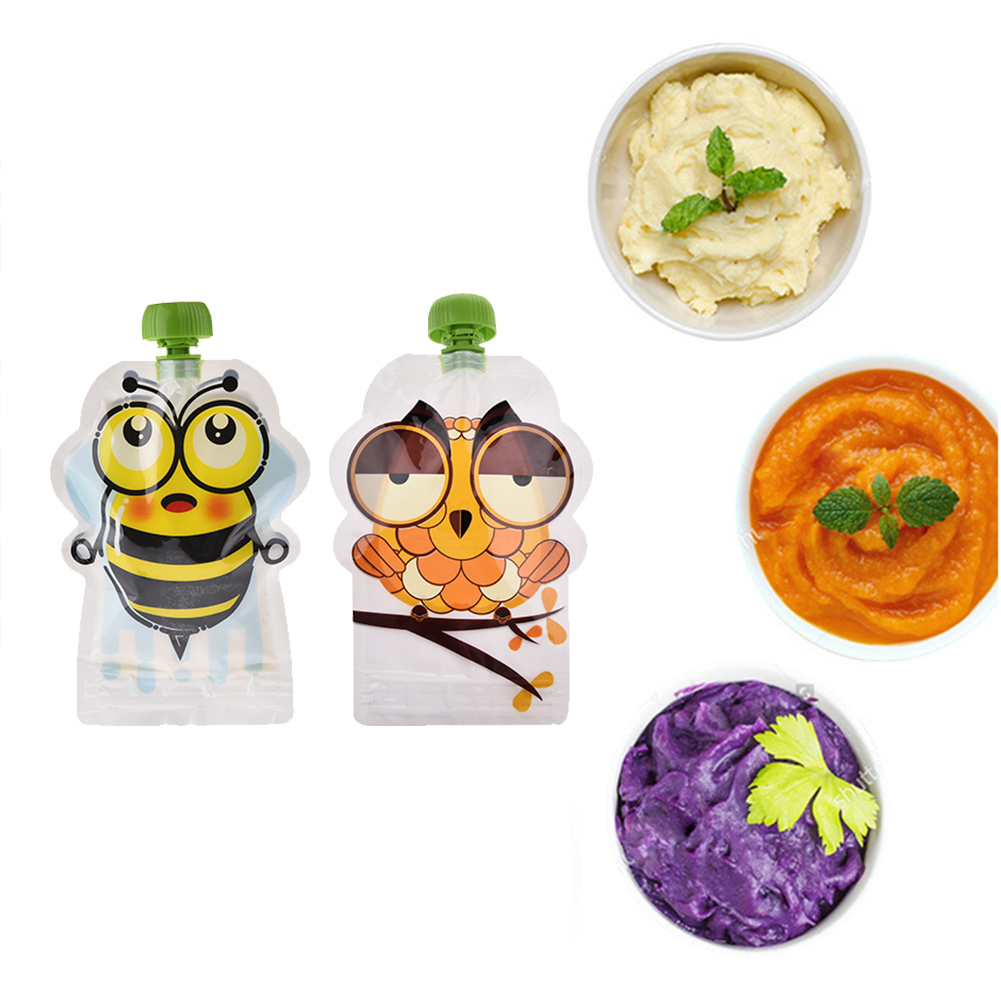 8pcs 150ml Baby Food Storage P - Baby Food Reusable Pouches บทวิจารณ์และราคา